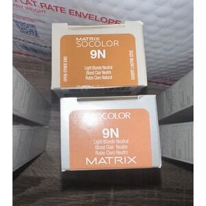 Matrix SoColor 9N Light Blonde Neutral Permanent Cream Hair Color